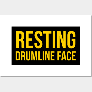 Resting Drumline Face music enthusiasts Posters and Art